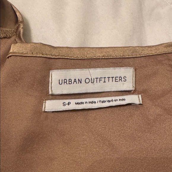 Urban Outfitters Satin Tie-Front Blouse - Picture 3 of 3